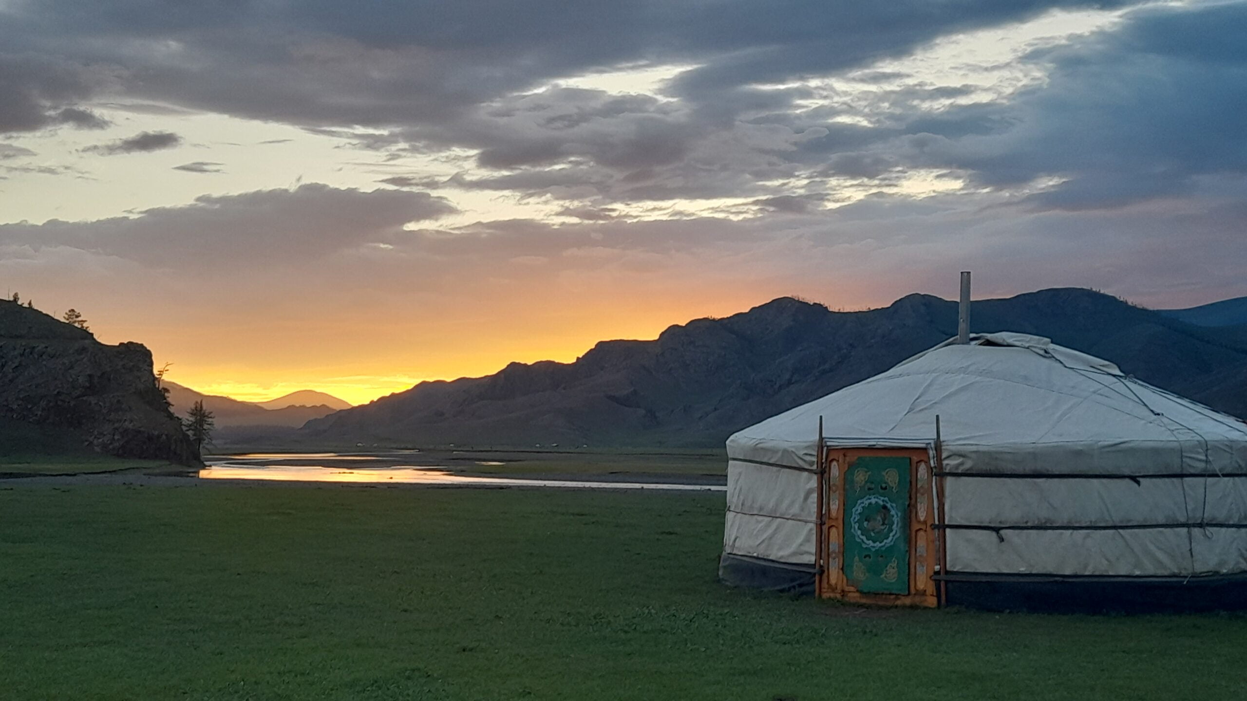 Landschaft der Mongolei